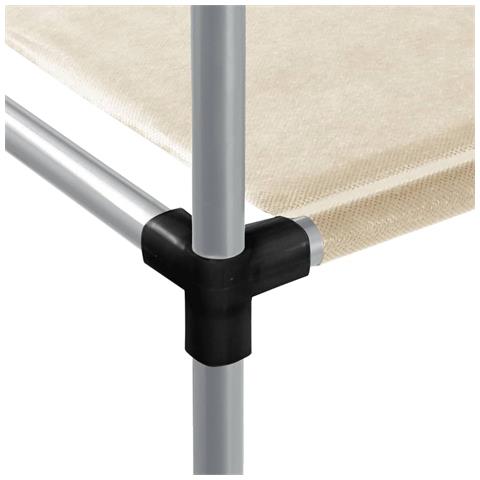 Rastrelliera Per Lavatrice Crema 87x55x90,5 Cm Ferro - Foto 2