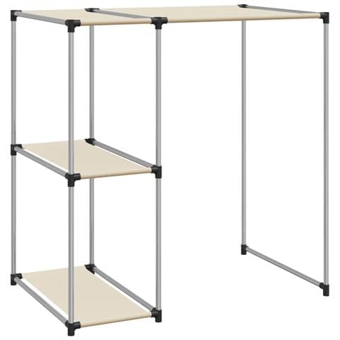 Rastrelliera Per Lavatrice Crema 87x55x90,5 Cm Ferro - Foto 1