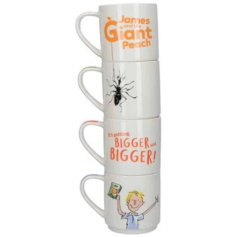 Set 4 Stacking Mugs James & The Giant - Foto 1