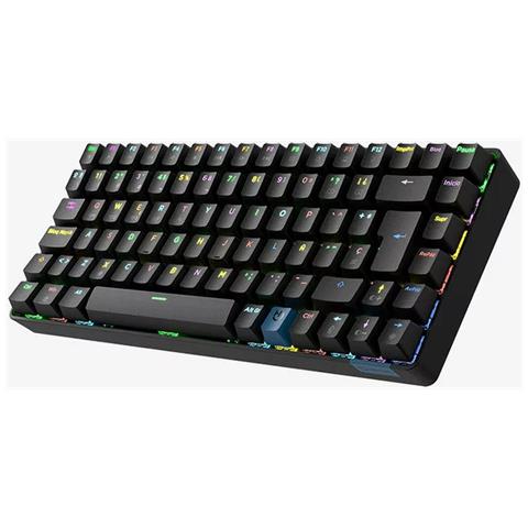 Tastiera Con cavo e senza cavo 8436545693452 per Gaming (Layout QWERTY) Colore Nero - Foto 2