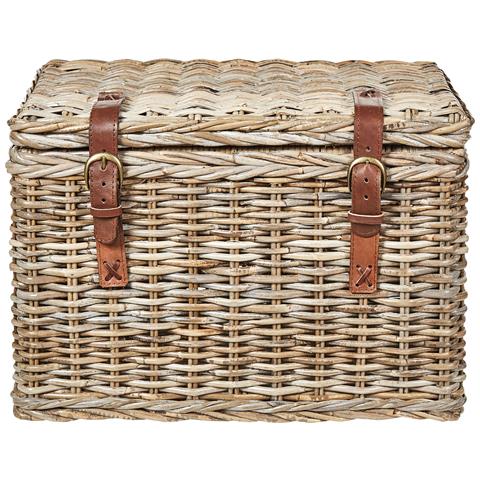 Set Di 2 Cestini Irbid Rattan Naturale - Foto 2