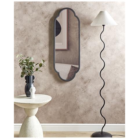 Specchio Trouy 40 Cm 102 Cm Metallo Nero - Foto 1