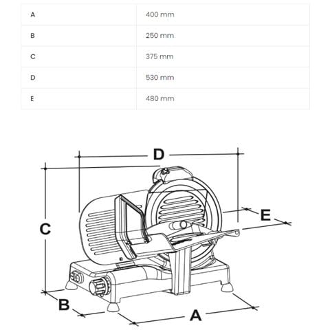 Affettatrice Professionale Harmony 25 GS Diametro Lama 250 mm Potenza 140 Watt Affilatoio Fisso - Foto 6