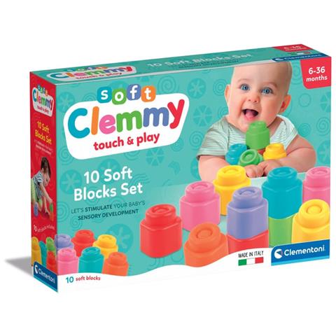 Soft Clemmy 10 Mattoncini In Gomma Gioco Sensoriale Impilabili - Foto 1