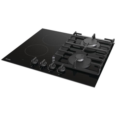 Piano Cottura ad Incasso GCE691BSC a Gas /Elettrico 4 Zone Cottura da 60 cm Colore Nero - Foto 2