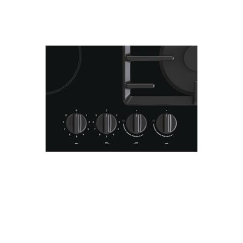 Piano Cottura ad Incasso GCE691BSC a Gas /Elettrico 4 Zone Cottura da 60 cm Colore Nero - Foto 3