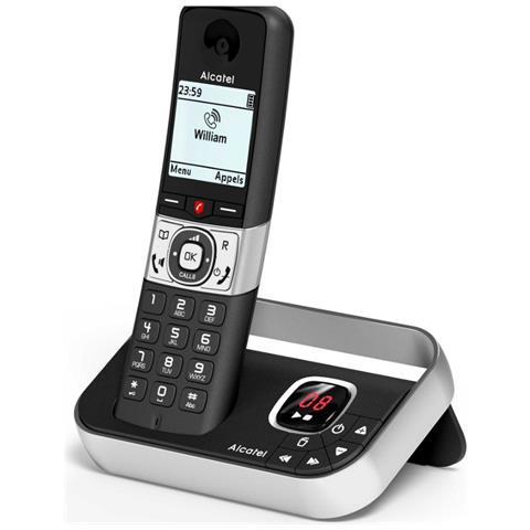 Telefono Cordless Duo Dect Nero Con Segreteria - F890voiceduonoir - Foto 2