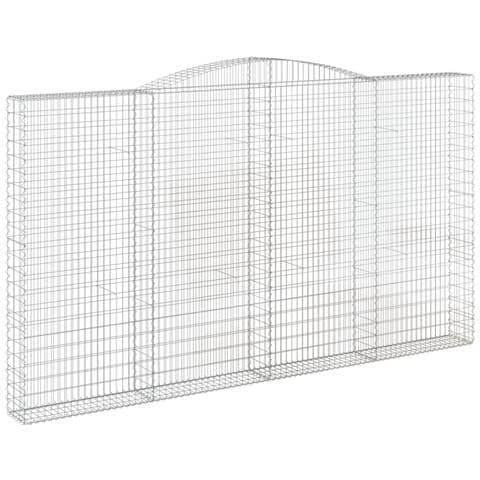 Cesti Gabbioni Ad Arco 15 Pz 400x30x220/240 Cm Ferro Zincato - Foto 3