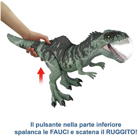 Jurassic World Dominion Gigantosauro Attacco Letale Con Fauci Mobili Idea Regalo - Foto 4
