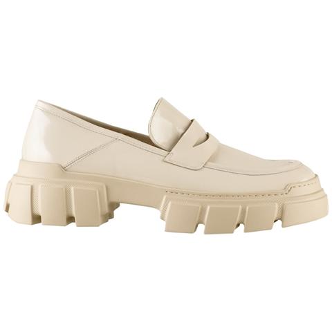 Vince Loafers Mocassino Pelle Scarpe Donna Beige Eu 40, 5-102804 1200 - Foto 1