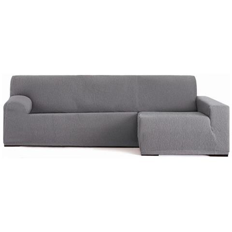 Copridivano Troya Elastico Penisola Destra Grigio Bracciolo Lungo 250/310 - Foto 1