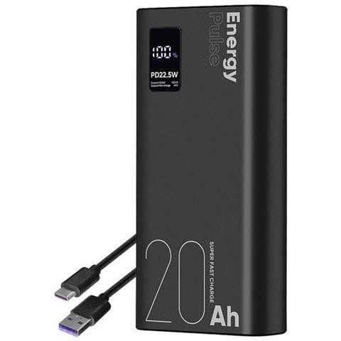 Power Bank Pack Emergenza 20000 Mah 2x Usb Fino A 22.w Per Smartphone Tablet Ideal Per Rider - Foto 8