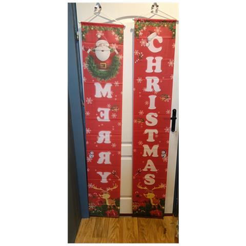 Banner Natalizio Doppio 184x32 - Decorazione Perfetta Per Il Tuo Natale - Foto 4