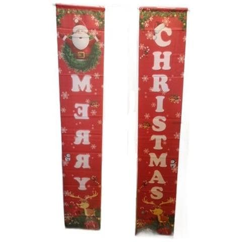 Banner Natalizio Doppio 184x32 - Decorazione Perfetta Per Il Tuo Natale - Foto 1