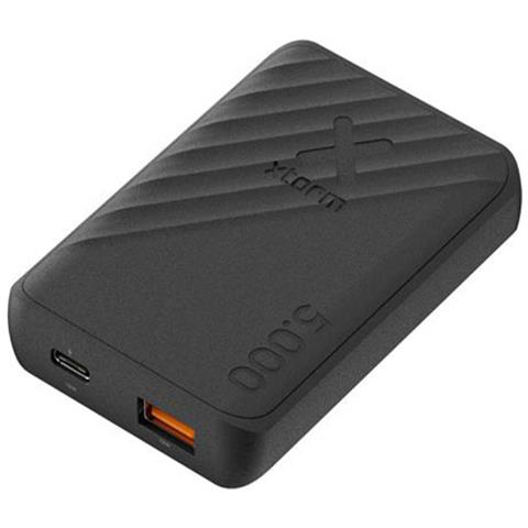 Powerbank Da 5.000 Mah Usb-a/usb-c Modello Go2 Fastcharge 12w Compact, Nero - Foto 5