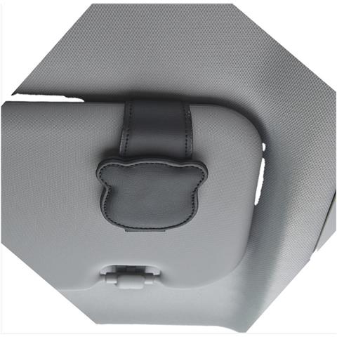 Clip Per Visiera Parasole Per Auto, Porta Occhiali Da Sole Black - Foto 5
