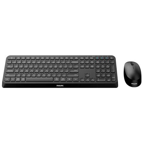 Tastiera e Mouse Wireless SPT6407B/26  (Layout Inglese) Colore Nero - Foto 3