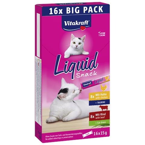 58554 premio per cani e gatti Gatto Spuntini Manzo, Pollo 240 g - Foto 1