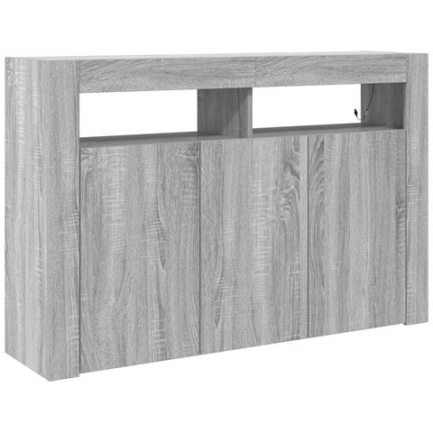 Sideboard Grigio sonoma Legno ingegnerizzato 116 x 30 x 75 cm - Foto 1