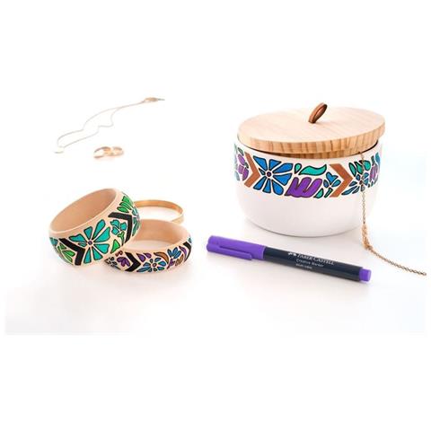 Creative Marker evidenziatore 6 pz Tipo di punta Nero, Blu, Marrone, Verde, Turchese, Viola - Foto 4