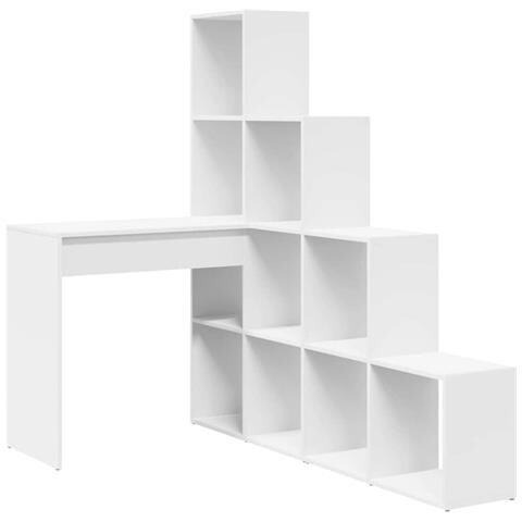 Scrivania ad angolo Bianco 101,5 x 149,5 x 149,5 cm - Foto 1