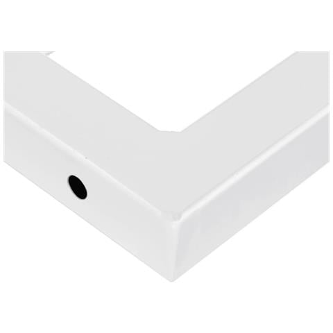 Ripiano a Parete per Lavabo in Acciaio e Massello di Faggio - Foto 9