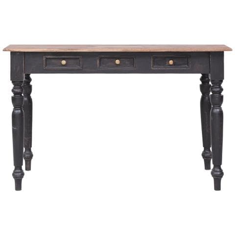 Lusso Casadino - Scrivania Con 3 Cassetti 117x57x75 Cm Legno Massello Di Mogano - Foto 1