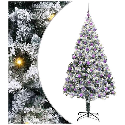Albero di Natale artificiale con 300 LED Bianco 210 cm - Foto 1