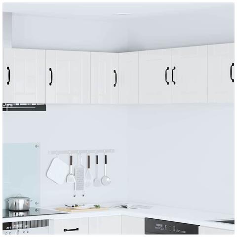 Mobile da cucina con lo scaffale Bianco Lucido 57 x 57 x 40 cm - Foto 2