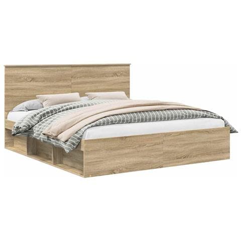 Struttura del letto Sonoma 180 x 200 cm Pino massello - Foto 1