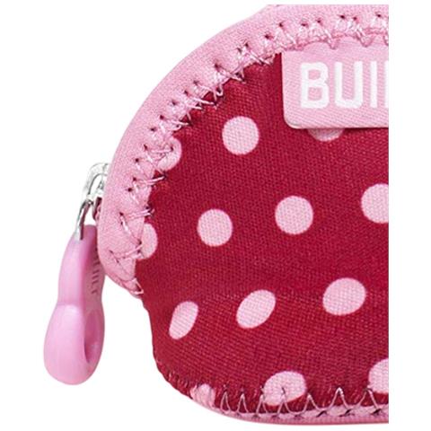 Custodia Per Tettarella Con Cerniera In Neoprene A Pois Con Cinghia Di Fissaggio, Rosa - Foto 2