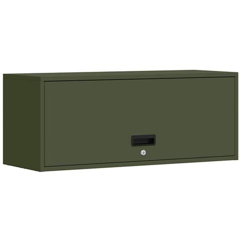 Armadio a muro per garage Oliver verde 90 x 33 x 35 cm - Foto 1