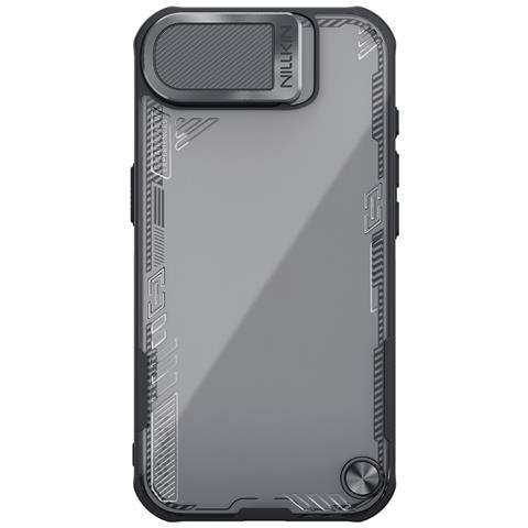 Cover per iPhone 16e - TPU+PC, Nero, Con Soporte - Foto 1