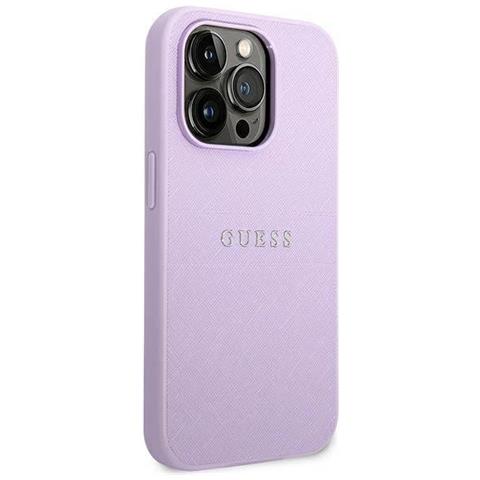 Guess Guhcp14lpsasbpu Iphone 14 Pro 6.1 Viola /purple Saffiano Cinturino - Foto 2