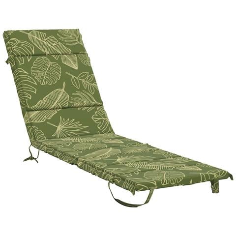 Cuscino per Lettino GEMERT 100% Poliestere Design a foglia - Foto 1
