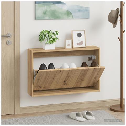Mobiletto per Scarpe da Muro ZWOLLE 71 x 17 x 43 cm - Foto 2