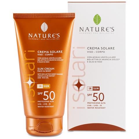 Nature'S i Solari Crema Solare Viso e Corpo SPF 50 Ir Sun 150 ml - Foto 1