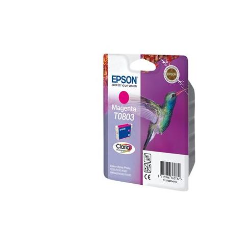 C13T08034020 Cartuccia Ink Originale Magenta per Epson Stylus Foto R265 Capacità 440 Pagine - Foto 2