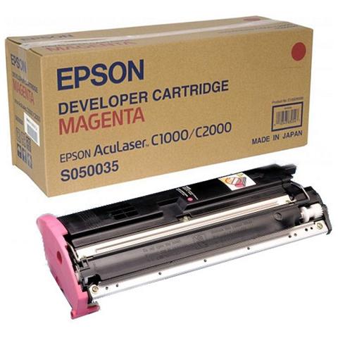 C13S050035 Cartuccia Ink Originale Magenta AcuLaser C2000 Capacità 6000 Pagine - Foto 4