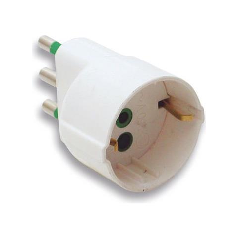 IPW-ADP16 - Adattatore Schuko Spina 2P+T 16A-Presa Schuko 2P+T - Foto 2