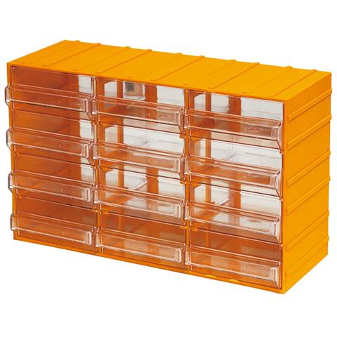 Cassettiera portaminuterie in polipropilene 12 cassetti 38,2x14,8xH23 cm - Foto 1