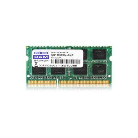 Modulo Memoria GOODRAM - 4 GB - DDR3 SDRAM - 1600 MHz DDR3-1600 / PC3-12800 - 1,35 V - CL11 - SoDIMM - Foto 1