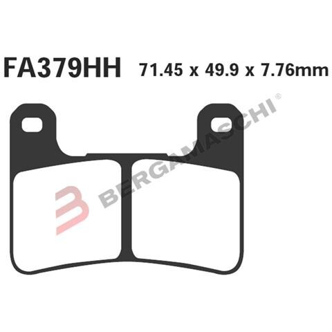 B1r R1837900 Pastiglie Hh Suzuki Gsx-r Ant. 04-06 600/750/1000 Fa379hh - Foto 1