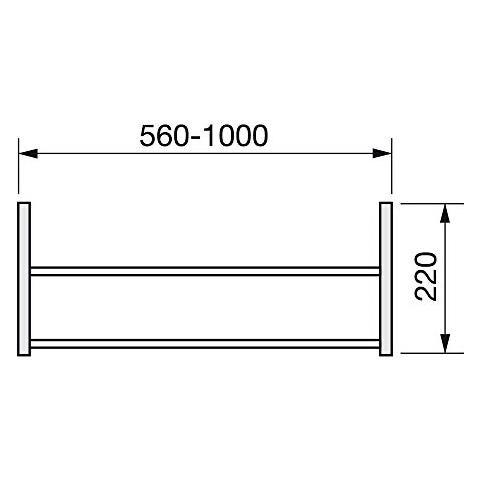 Accessorio Portascarpe per Armadio, grigio, plastica - Foto 3