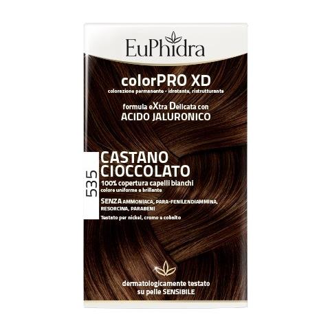 Colorpro Xd 535 Castano Cioccolato Gel Colorante Ca Pelli In Flacone + Attivante + Balsamo + Guanti - Foto 1