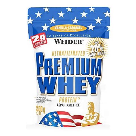 Premium Whey Proteine Del Siero Di Latte, Sapore Vaniglia Caramel - 500 Gr - Foto 1