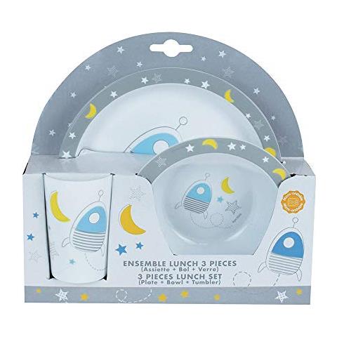 Fun House 005668 Set Da Forno Microonde Con 1 Pentola 1 1 E Ciotola Bicchiere Per Bambini - Foto 2