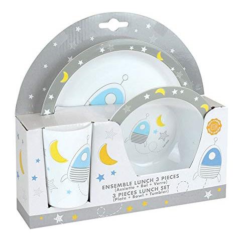 Fun House 005668 Set Da Forno Microonde Con 1 Pentola 1 1 E Ciotola Bicchiere Per Bambini - Foto 1
