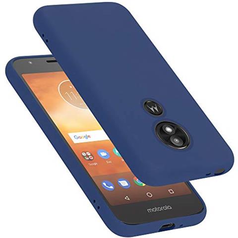 Custodia Compatibile Con Motorola Moto E5 Play Go In Liquid Blu - Coperchio Protettivo In Silicone Tpu Flessibile - Foto 1