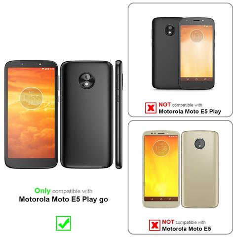 Custodia Compatibile Con Motorola Moto E5 Play Go In Liquid Blu - Coperchio Protettivo In Silicone Tpu Flessibile - Foto 11